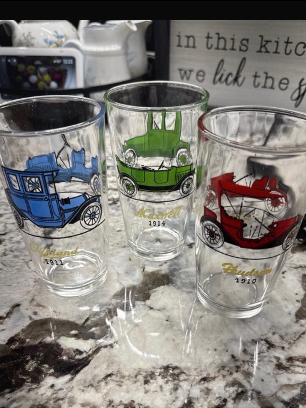 Antique Car Glasses